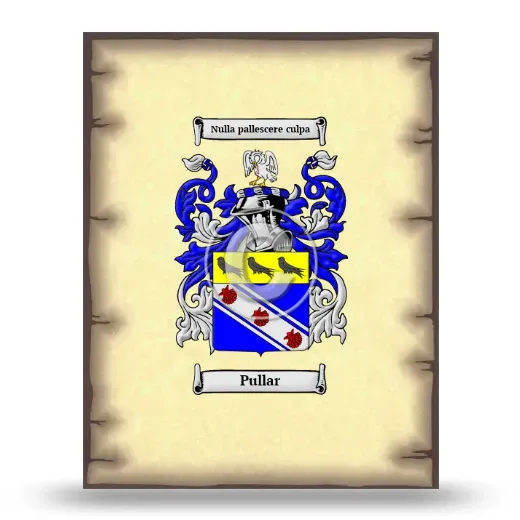 Pullar Coat of Arms Print