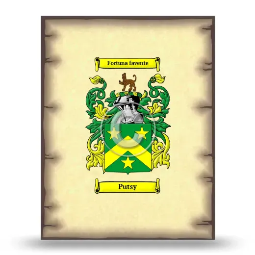 Putsy Coat of Arms Print