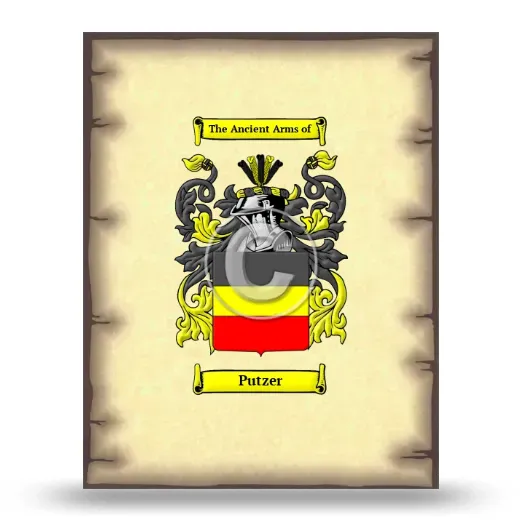 Putzer Coat of Arms Print