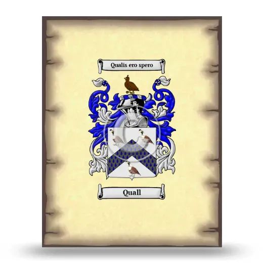 Quall Coat of Arms Print