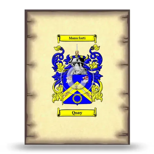 Quay Coat of Arms Print