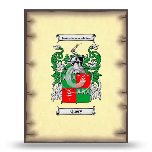 Query Coat of Arms Print