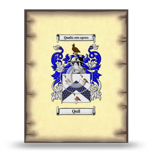 Quil Coat of Arms Print