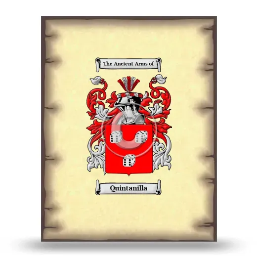 Quintanilla Coat of Arms Print