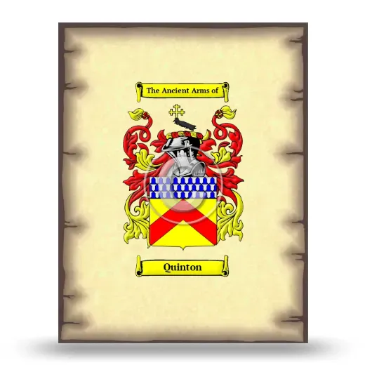 Quinton Coat of Arms Print