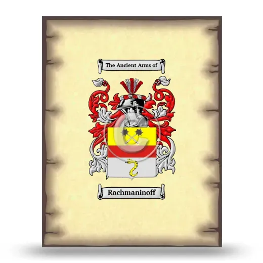 Rachmaninoff Coat of Arms Print