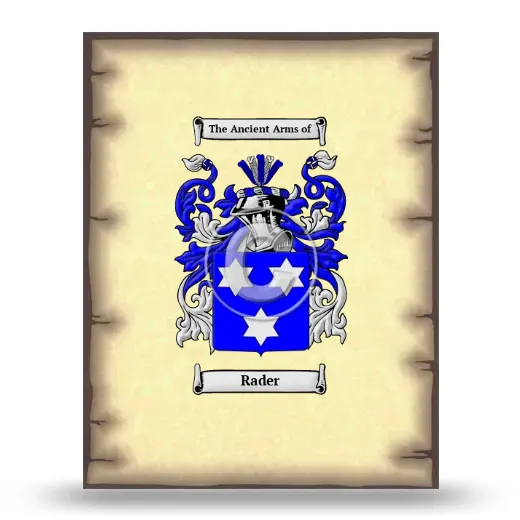 Rader Coat of Arms Print