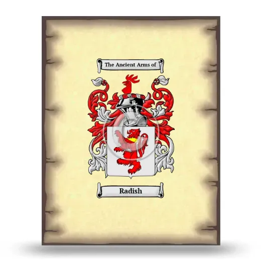 Radish Coat of Arms Print