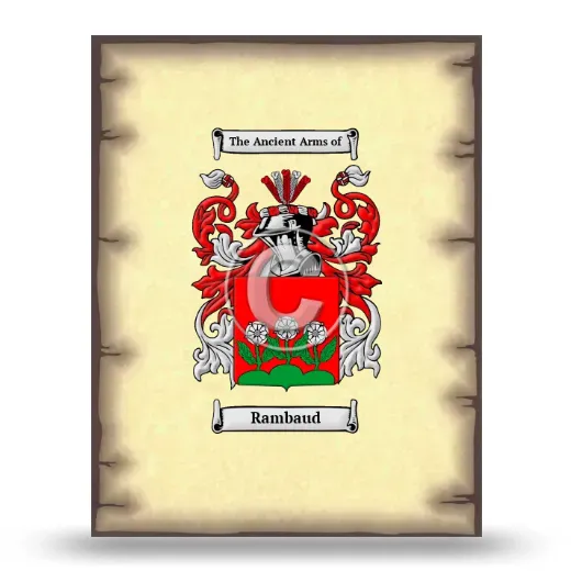 Rambaud Coat of Arms Print