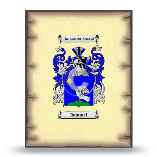 Rammel Coat of Arms Print