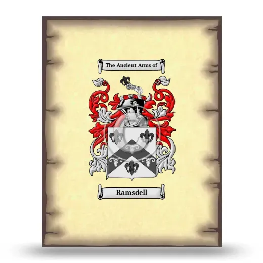 Ramsdell Coat of Arms Print