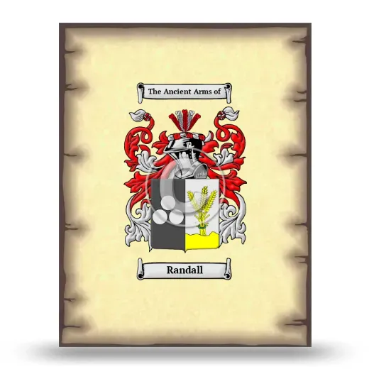 Randall Coat of Arms Print