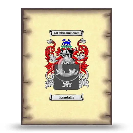 Randalls Coat of Arms Print
