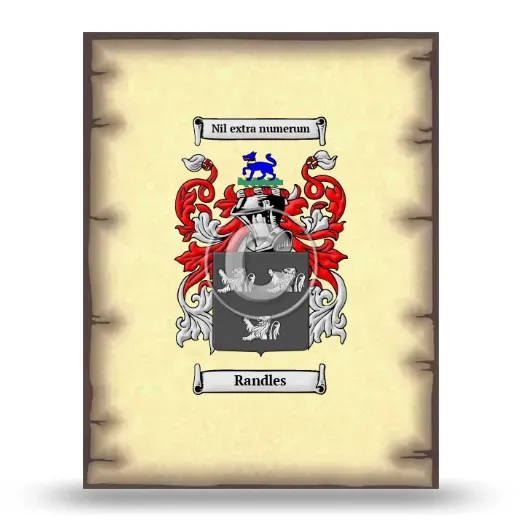 Randles Coat of Arms Print
