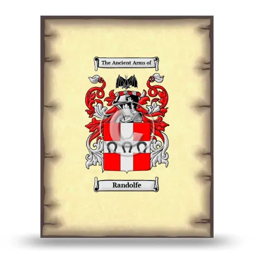 Randolfe Coat of Arms Print
