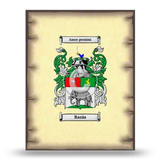 Rania Coat of Arms Print