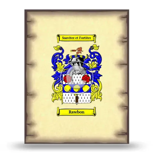 Rawbon Coat of Arms Print