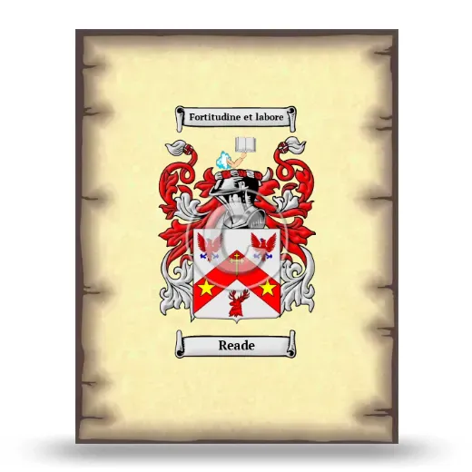 Reade Coat of Arms Print