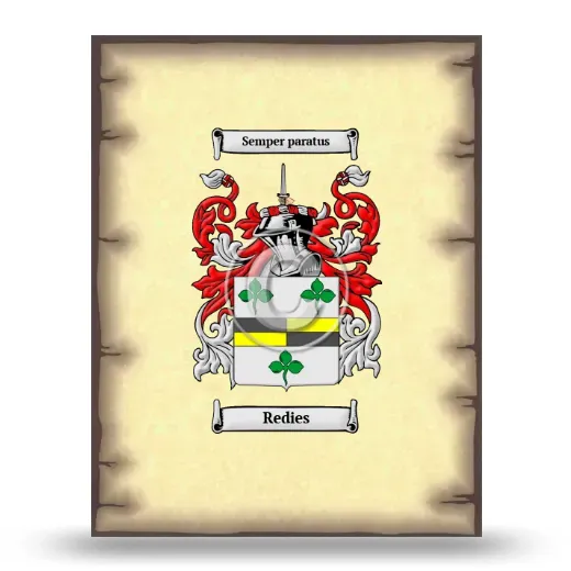 Redies Coat of Arms Print