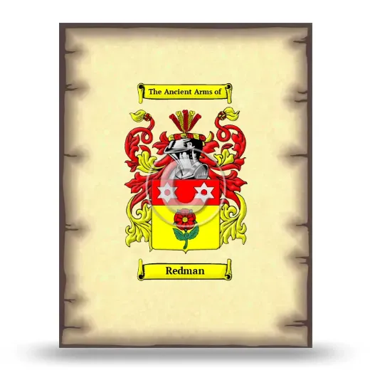 Redman Coat of Arms Print