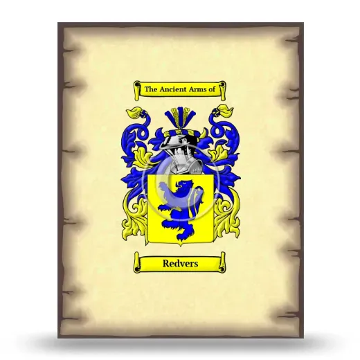 Redvers Coat of Arms Print