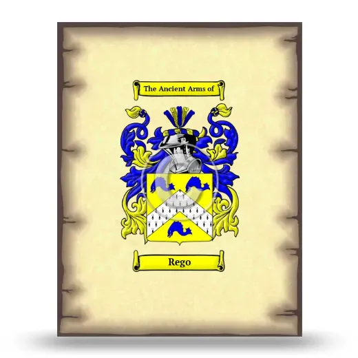 Rego Coat of Arms Print
