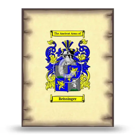 Reissinger Coat of Arms Print