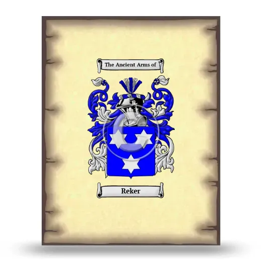 Reker Coat of Arms Print