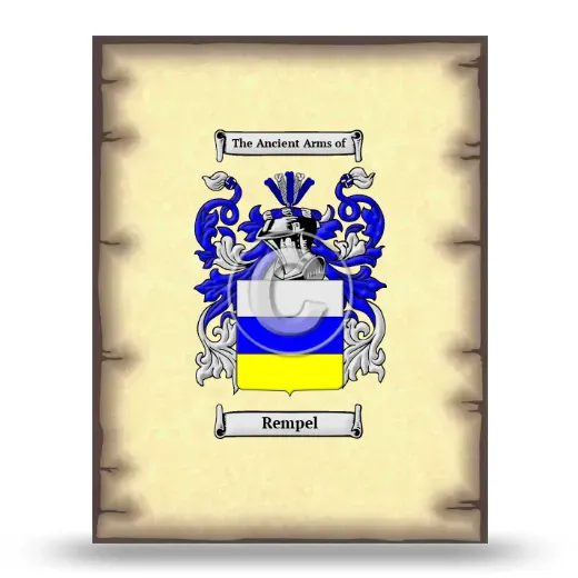 Rempel Coat of Arms Print