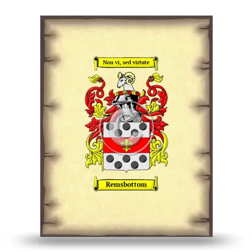 Remsbottom Coat of Arms Print