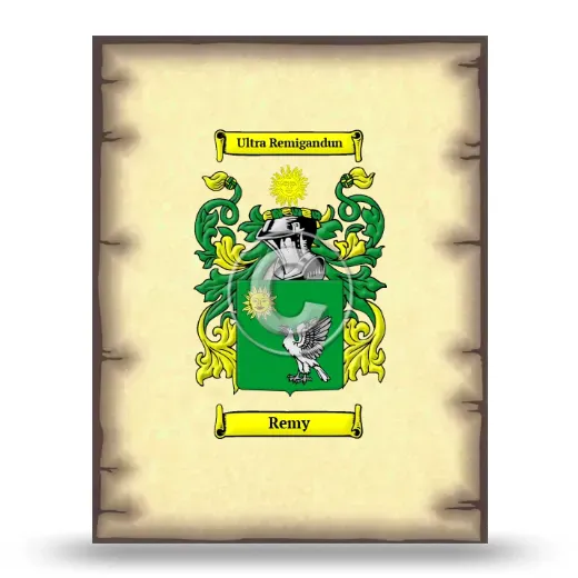 Remy Coat of Arms Print