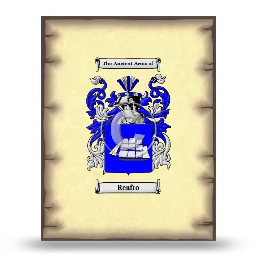 Renfro Coat of Arms Print