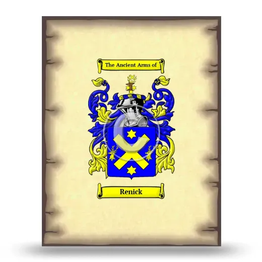 Renick Coat of Arms Print