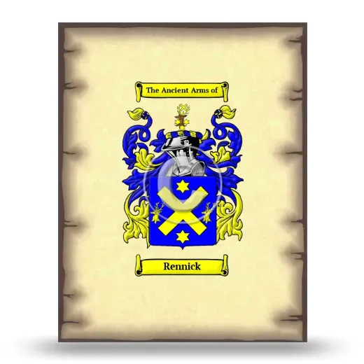 Rennick Coat of Arms Print