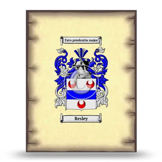 Resley Coat of Arms Print