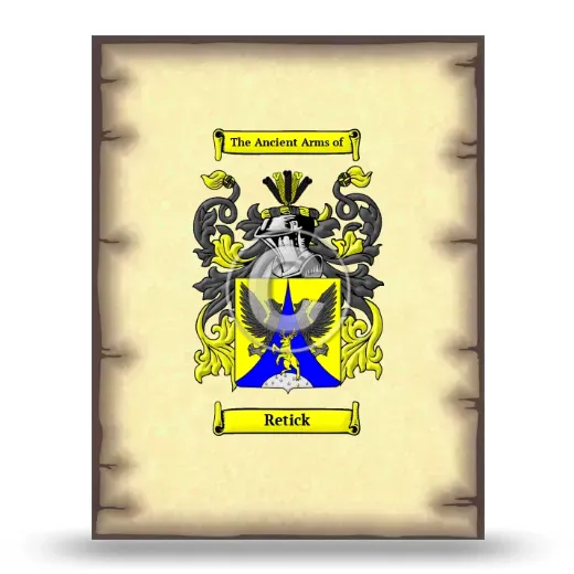 Retick Coat of Arms Print
