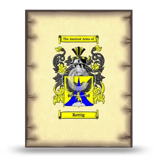 Rettig Coat of Arms Print