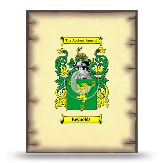 Reynolds' Coat of Arms Print