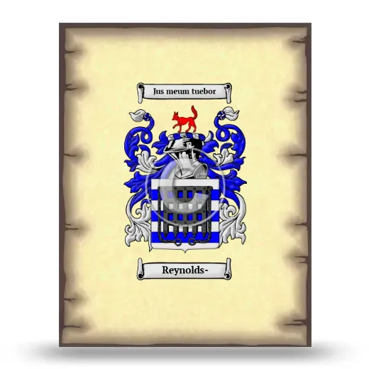 Reynolds- Coat of Arms Print