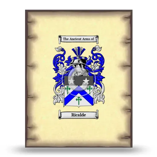 Ricalde Coat of Arms Print