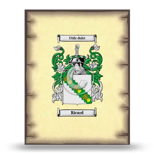 Ricard Coat of Arms Print
