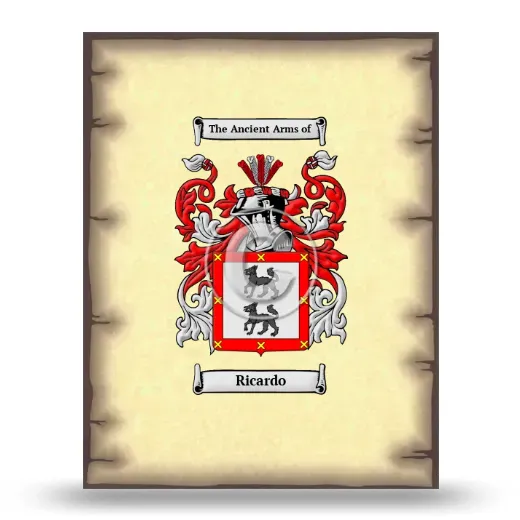 Ricardo Coat of Arms Print