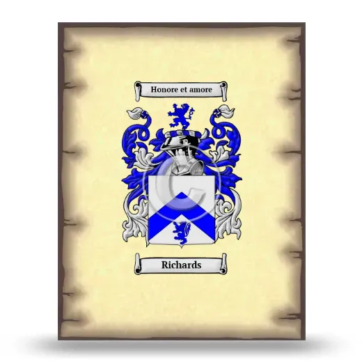 Richards Coat of Arms Print