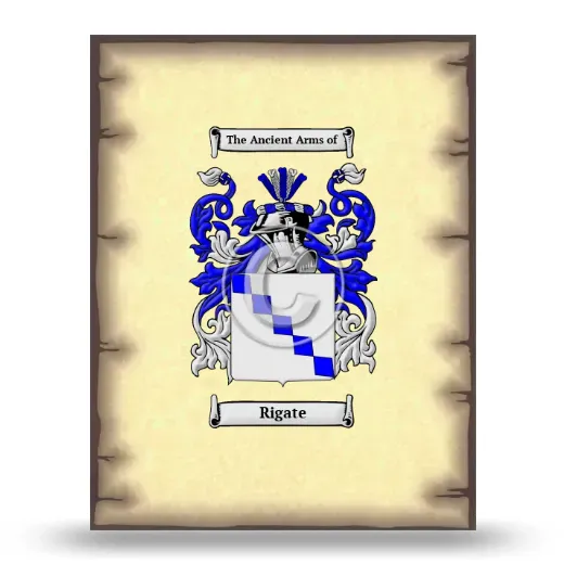 Rigate Coat of Arms Print