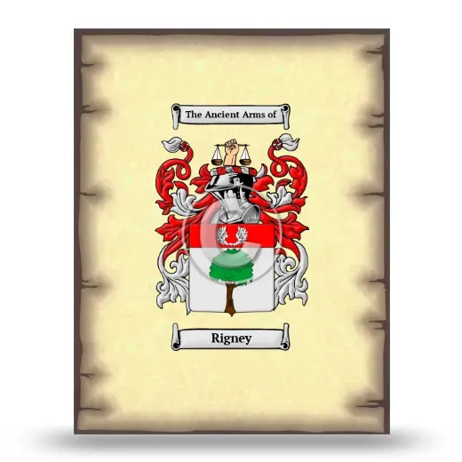 Rigney Coat of Arms Print