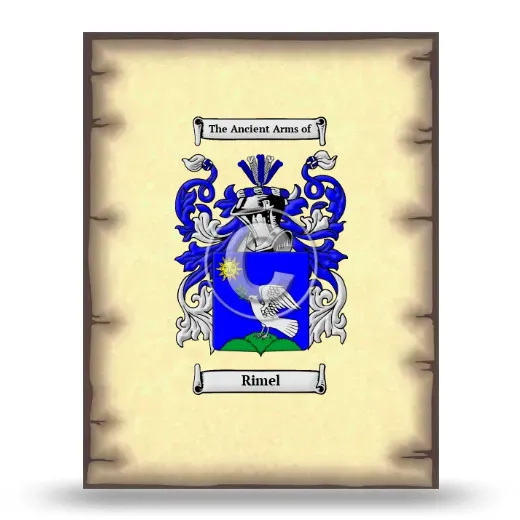 Rimel Coat of Arms Print