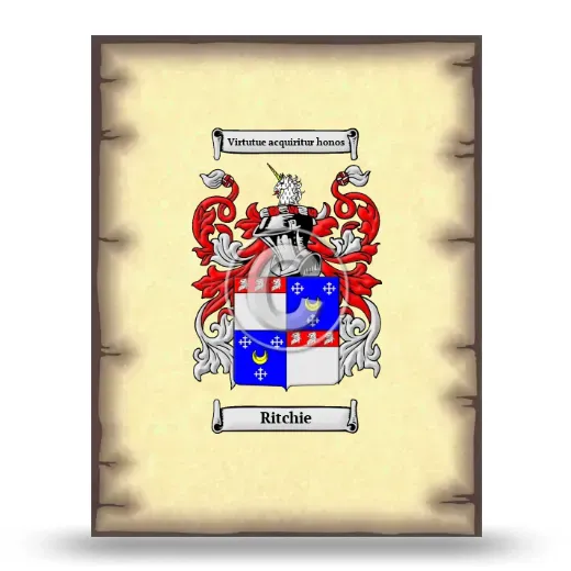 Ritchie Coat of Arms Print