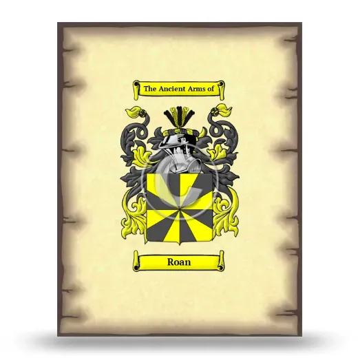 Roan Coat of Arms Print