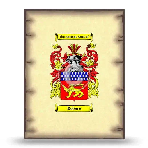 Robare Coat of Arms Print