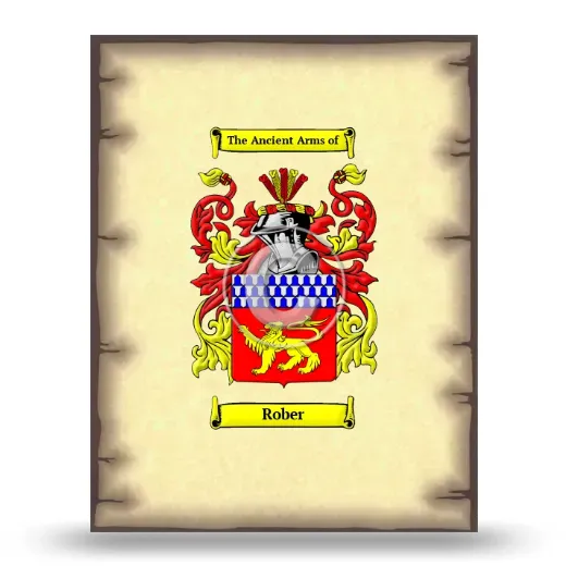 Rober Coat of Arms Print